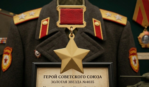 Ordre etoile médaille - or,