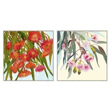 Toile Home ESPRIT Jaune Bleu