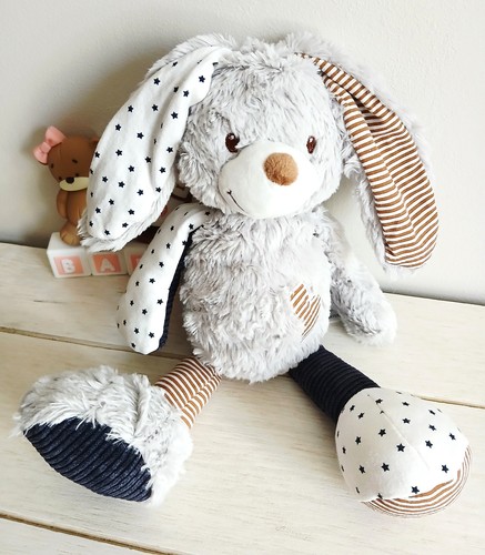 Tape oeil doudou peluche - à,