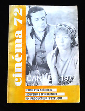 CINEMA 72 N°167 06/1972 CANNES 72 ERICH VON STROHEIM INKIJINOFF CINEMA 791