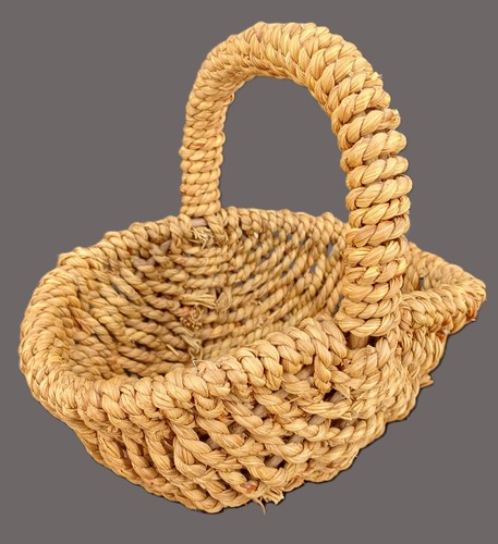 Petit panier ancien osier - petit,