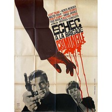 ECHEC A LA BRIGADE CRIMINELLE Affiche de cinéma  - 120x160 cm. - 1962 - Mabuse, 