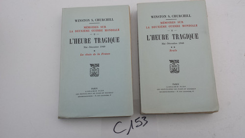 C153 livres ancien tome - ancien., 1