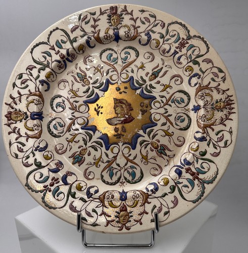 Rare assiette faïence et - rare,