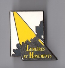 Pin's Lumières et Monuments (Signé double file / évènement du jeudi, Philips...)