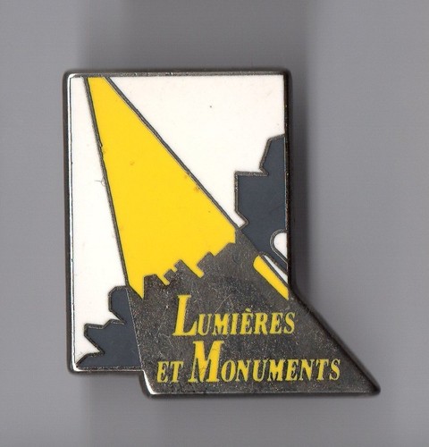 Pin lumières monuments - pin's,