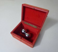 boules chinoises anti stress zen Qi gong vintage musique argent