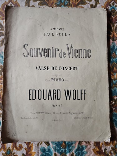 Souvenir vienne valse de - de,