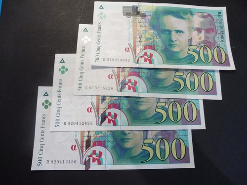Ancien billets france 500 - ancien,