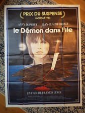 Affiche 1983 LE DEMON DANS L'ILE 120x160 Jean-Claude BRIALY Anny DUPEREY