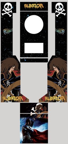 Stickers albator jeux bar - jeux,