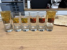 Verres tube ricard lot 6 - verres,