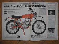 ANCILLOTTI 50 REGOLARITA RADIOGRAFIA DI UNA MOTO CORRIERE DEI PICCOLI 1971