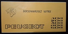 Dépliant publicitaire sur les PEUGEOT  104 / 204 / 304 / 404 / 504