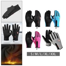Gants d'hiver antidérapants thermiques pour temps froid, écran tactile,