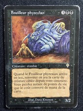 Carte Magic Rare Edition FR Fouilleur phyrexian Réanimation Boss Noir Zombie T4