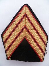 CHEVRON GRADE GALON DE MANCHE TROUPES COLONIALES PARACHUTISTES BCCP BPC RIC 1