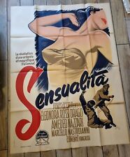 Affiche cinéma originale : Sensualité/Sensualità de Clemente Fracassi