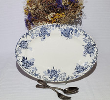 Plat ovale de la faïencerie