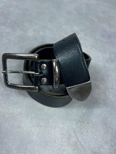 Ceinture cuir noir - , vintage