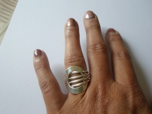 Bague argent massif cercle - bague, en