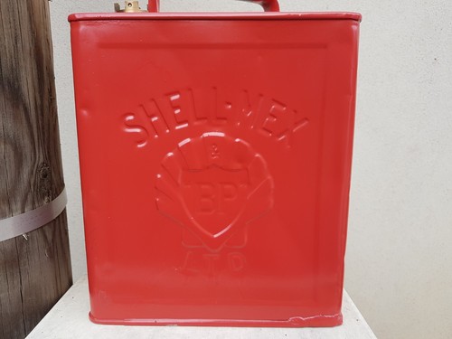 Bidon ancien shell mex - bidon,