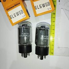 6L6WGB  TUBE ELECTRONIQUE PAIRE MATCHED  58 mA  NOS  6L6 WB.         I5h4