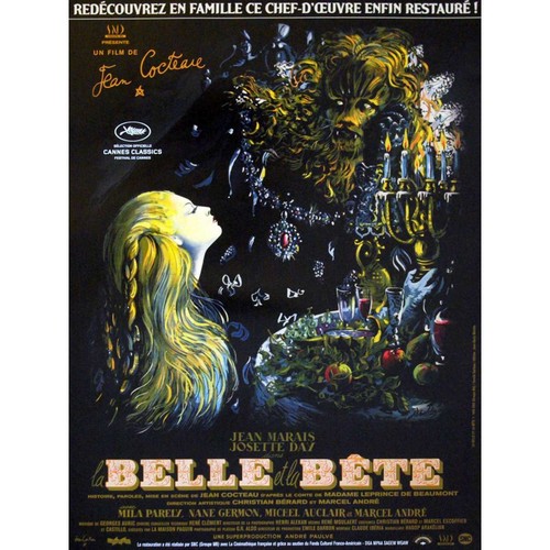 Belle bete affiche de - la, et