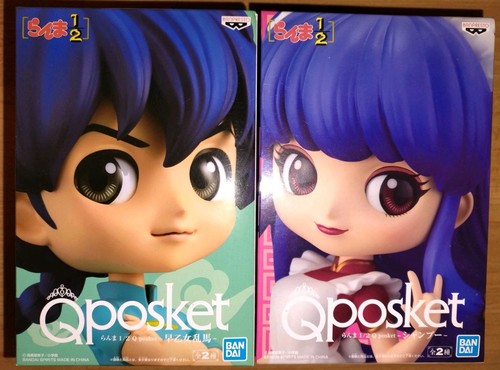 Ranma qposket 2 figurines - ranma, 1/2