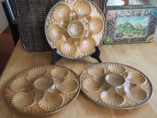 3 ASSIETTES A HUITRES &