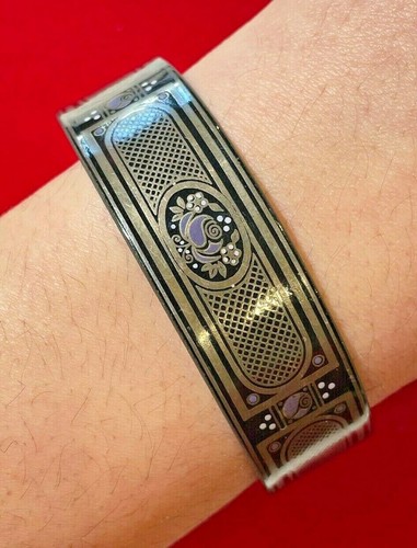 Bracelet bangle émail - bangle, en