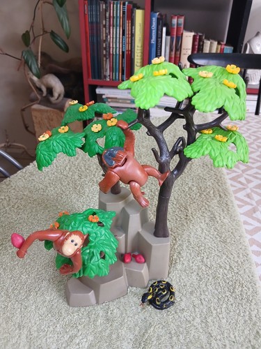 Jungle playmobil rocher avec - jungle,