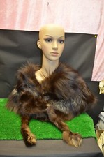 ANCIENNE COL DE FOURRURE MARTRE CASTOR VISON RENARD TAXIDERMIE PATTE ANNÉE 30