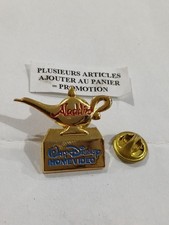 (B3) Pin's ALADDIN LAMPE WALT DISNEY HOMME VIDEO Signé Disney Vintage 