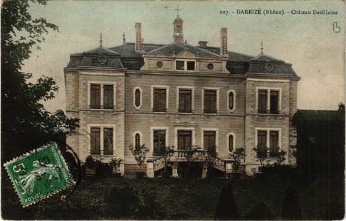 Cpa dareize chateau devillaine - cpa,