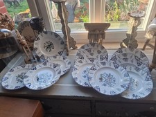 13 assiettes decor vieux rouen