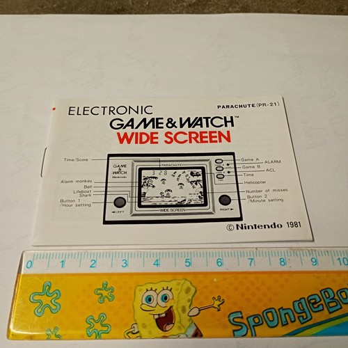Nintendo game and watch - and,