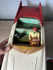 Jouet ancien en tôle à clé - Joustra - France - Voiture Américaine COMMANDER