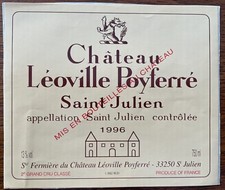 Étiquette Château Léoville