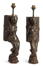 Appliques Art Nouveau en fonte