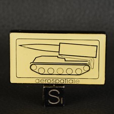 Lot de 4 Plaques aerospatiale Char AMX-30 Pluton SNIAS Sol-Air Vintage D20.6-3