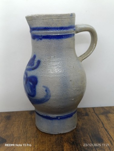 Rare grand ancien pichet gres - ancien,