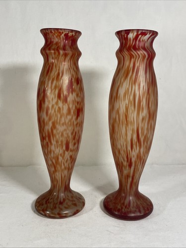 Paire vases rouges - de,