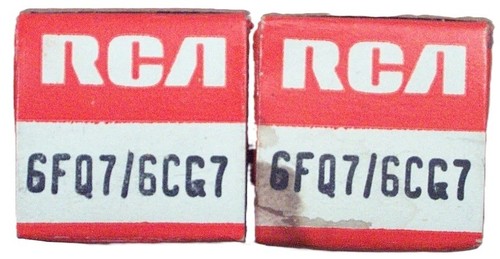 Lot tubes 6fq7 6cg7 - 2, 6fq7/6cg7