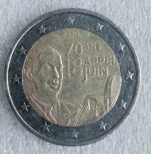 Piece coin 2euro france - coin, appel