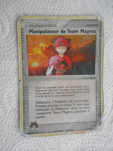 Carte pokémon manipulateur - carte,