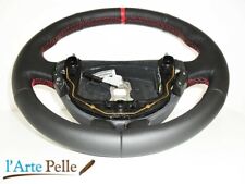 Renault Clio Rs Couvercle Du Volant Sport Cuir Véritable Noir Coutures Ross