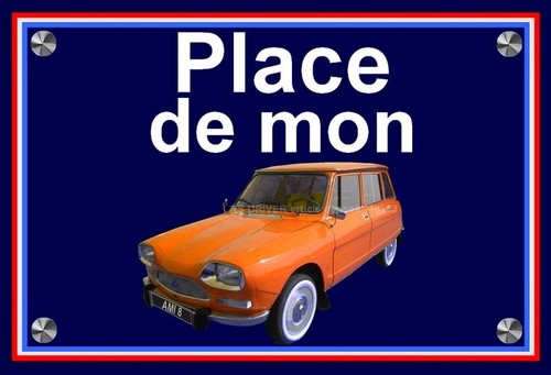 Plaque place mon - ",