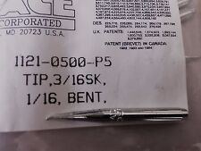 Panne fer à souder -  1/16 Bent chisel Long Reach 1.60mm 1121-0500 PACE