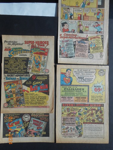 1959 1963 superman comic ad - ,